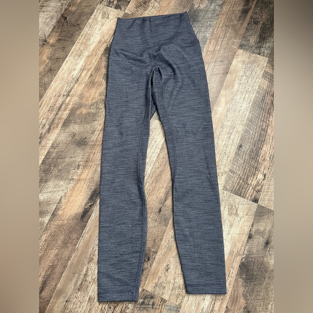 lululemon athletica heathered black/gray align Leggings